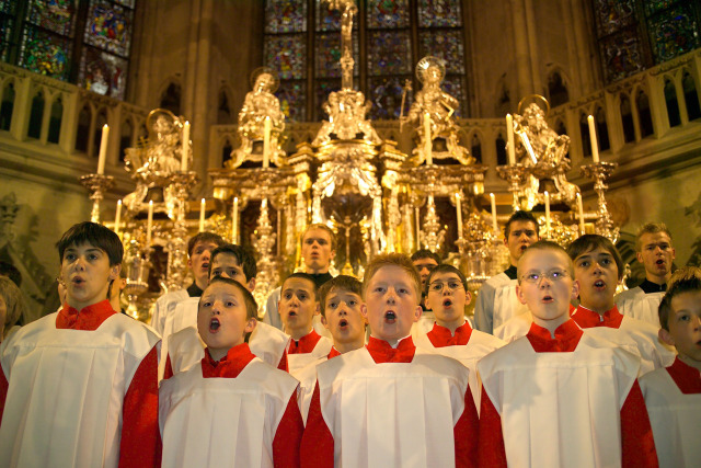 Tradiční vánoční sbory v bavorských kostelech