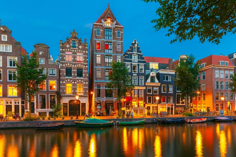 Poznávací zájezd do Holandska - Večerní Amsterdam