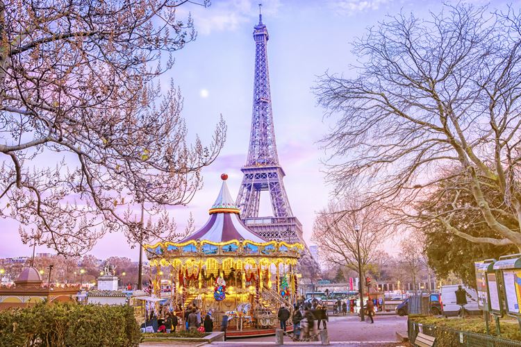 Vánoční Paříž - adventní romantika pod Eiffelovou věží