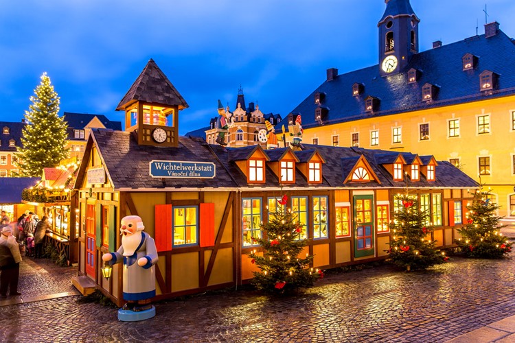 Adventní Annaberg s nádhernými vánočními trhy a dílnami