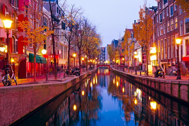 Poznávací zájezd do Holandska - Čtvrť červených luceren v Amsterdamu