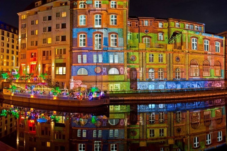 Festival světla v centru Berlína