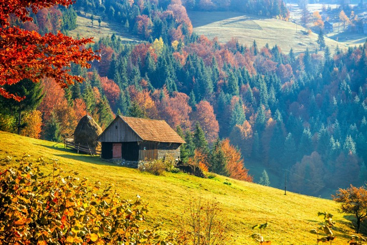 Podzim na rumunském věnkově