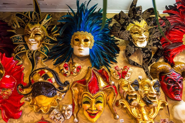 Poznávací zájezd do Benátek - Benátské masky