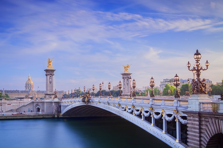 Poznávací zájezd do Paříže - Most Alexandra III.