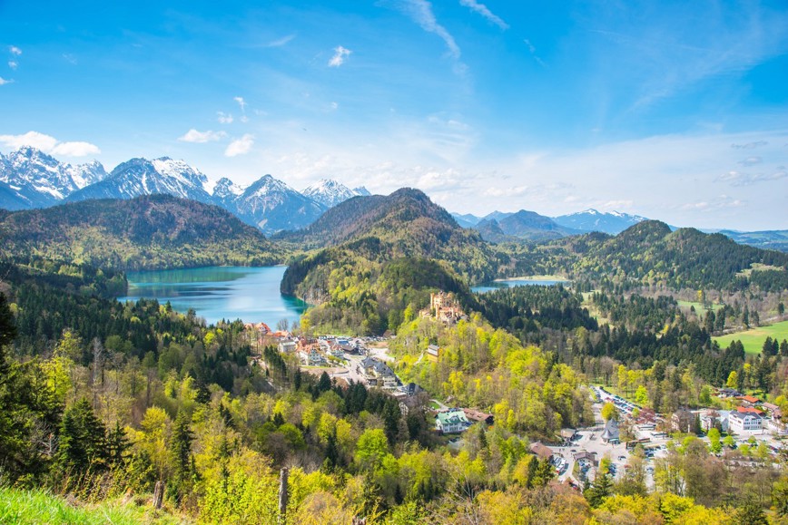 Poznávací zájezd do Bavorska - Pohled do krajiny