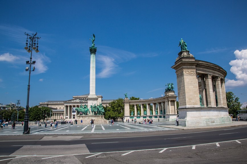 Náměstí hrdinů v Budapešti