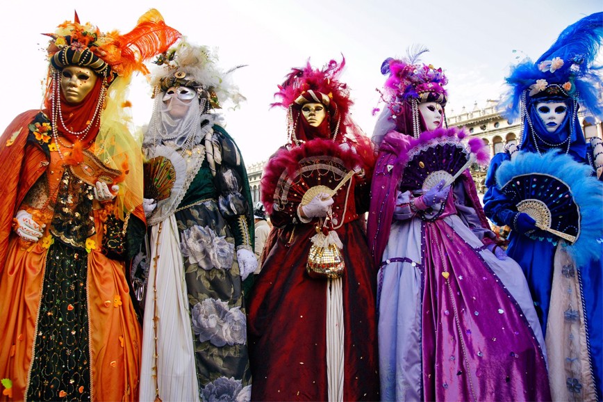 Poznávací zájezd Benátský karneval: Karnevalové kostýmy