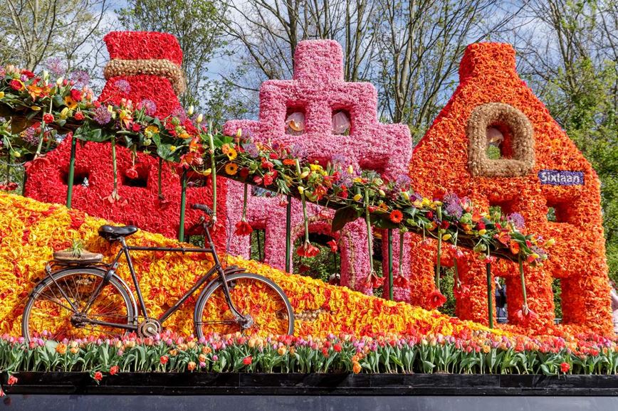Poznávací zájezd do Holandska - květinové korzo v Keukenhofu