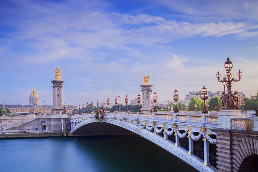 Poznávací zájezd do Paříže - Most Alexandra III.