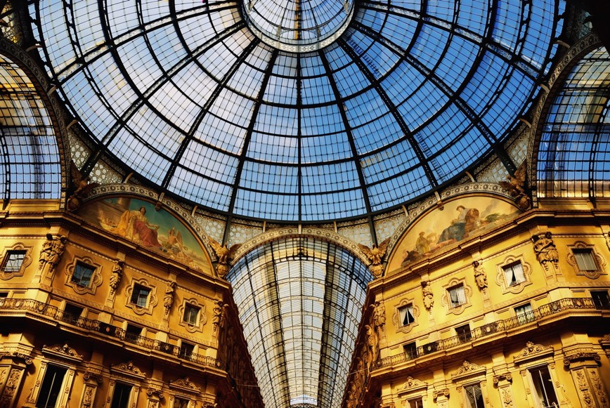 Miláno a známá galerie Viktora Emanuela