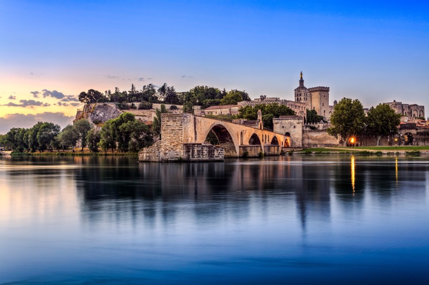 Avignon na řece Rhoně