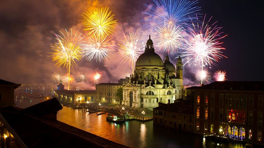 Benátky: ohnostroj na najvětší svátek Benátčanů Festa del Redentore