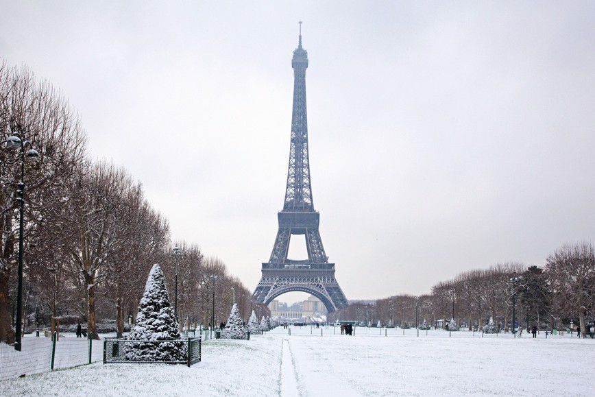 Silvestrovský zájezd do Paříže - Zimní Eiffelova věž